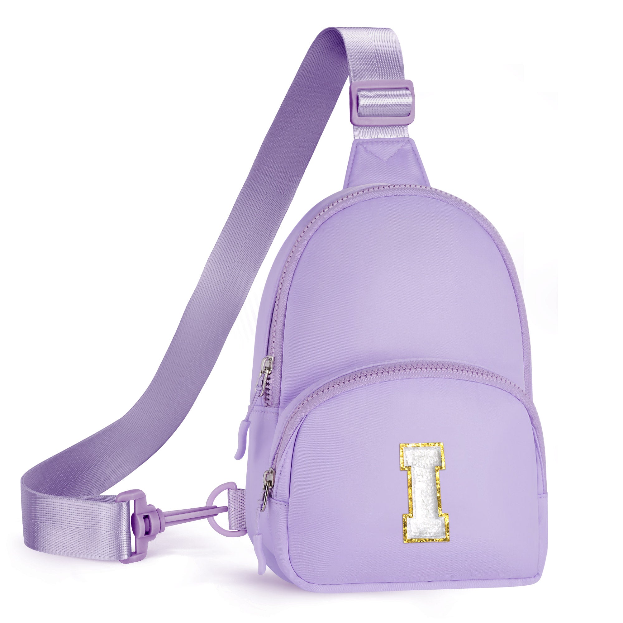 YOOLIFE Sling Bag for Girls - Birthday Gifts for 9 10 11 12 13 Year Old Girl, Birthday Gifts for Girl Daughter Sister, Initial Cross Bags for Girls Women Sling Belt Bag Purse(Pink A)