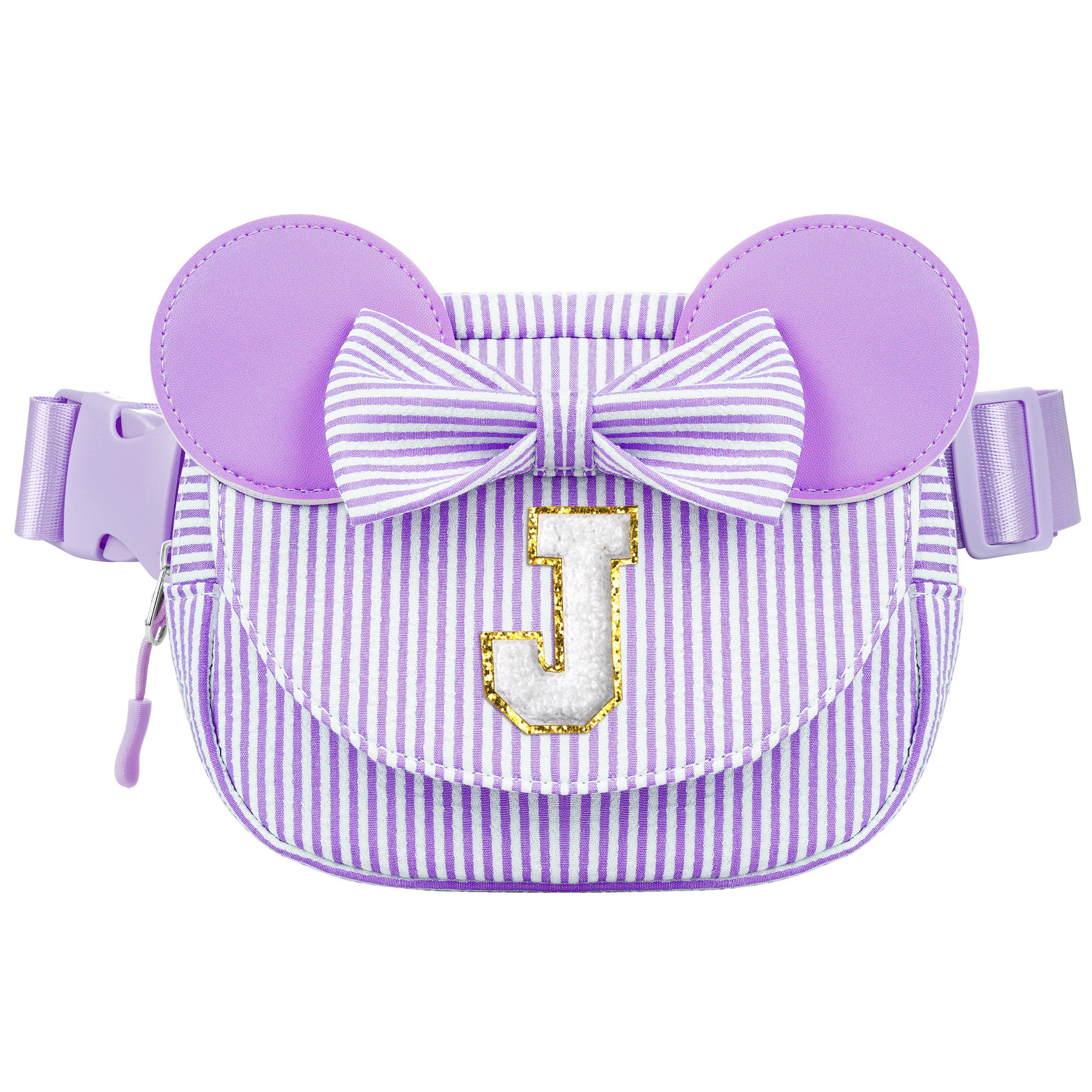 YOOLIFE Easter Basket Stuffers for Kids Girl Birthday Gift - Birthday Gifts for 4 5 6 7 8 Year Old Girls, Initial Crossbody Bag Letter Belt Bag Pink Fanny Pack Sling Bags Purse for Girl Kids, Pink A